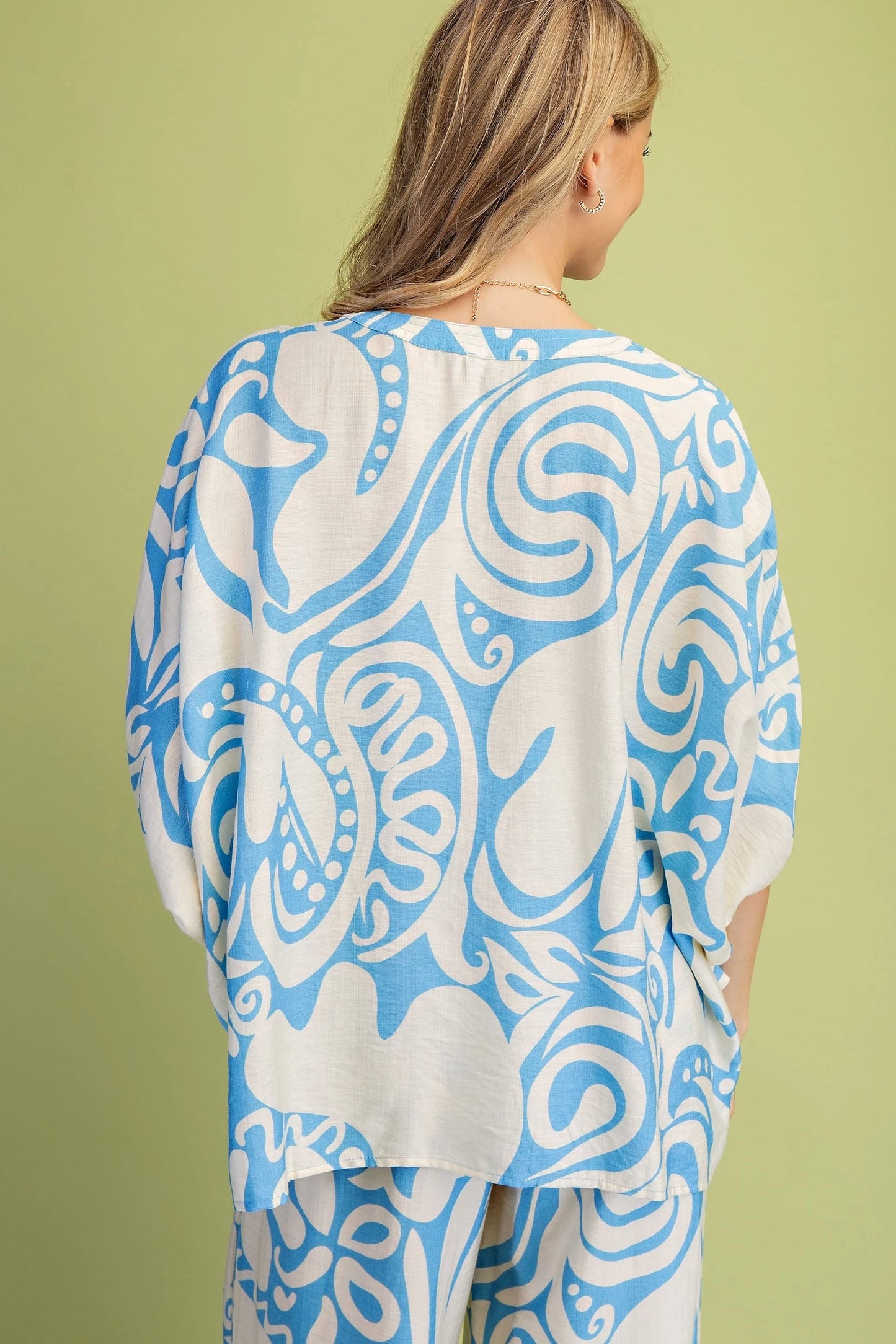 Ocean Swirl Linen Set