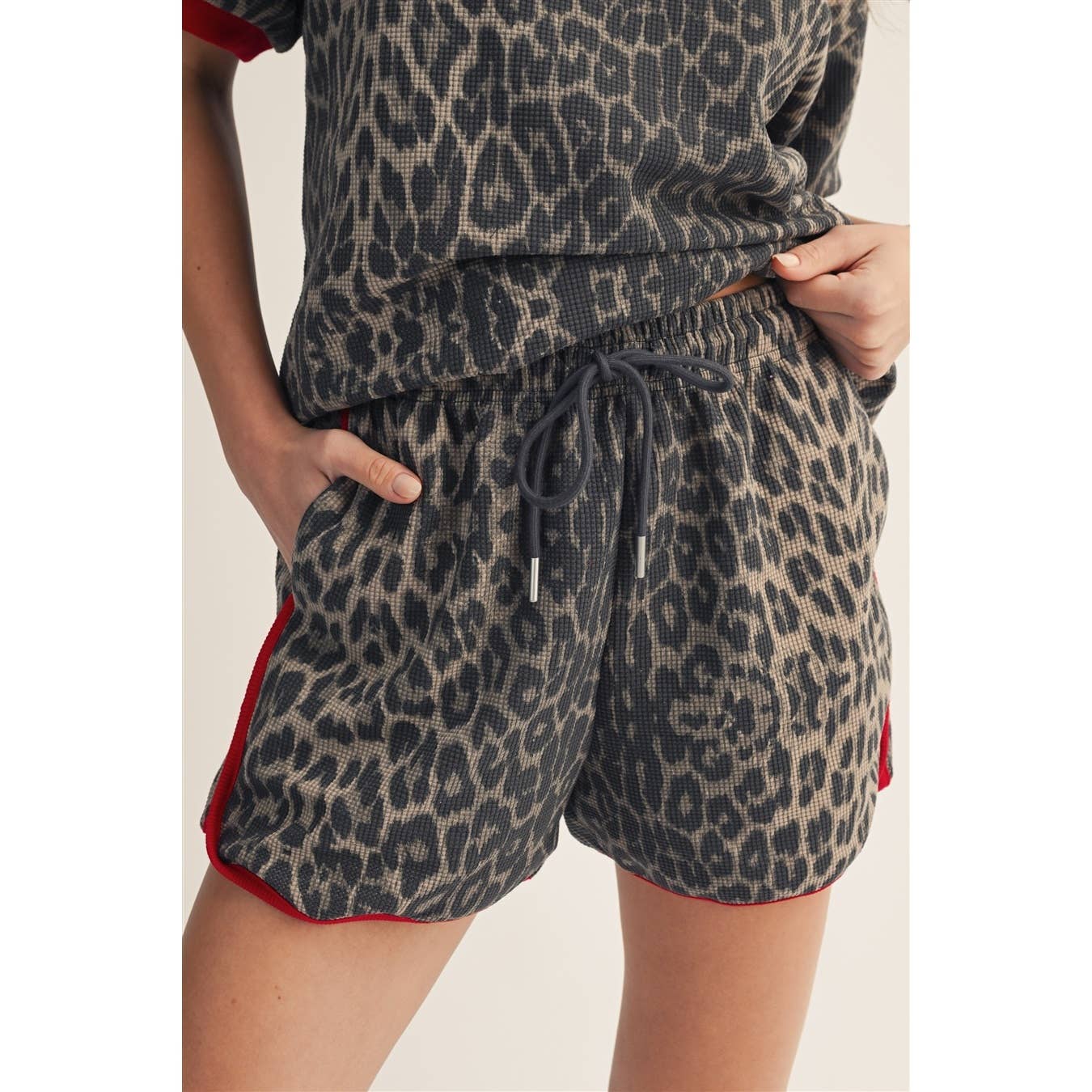 Leopard Muse Relaxed Fit Shorts Set