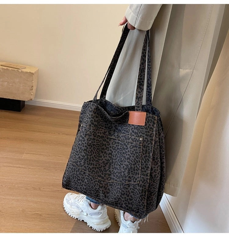 Leopard Print Shoulder Bag