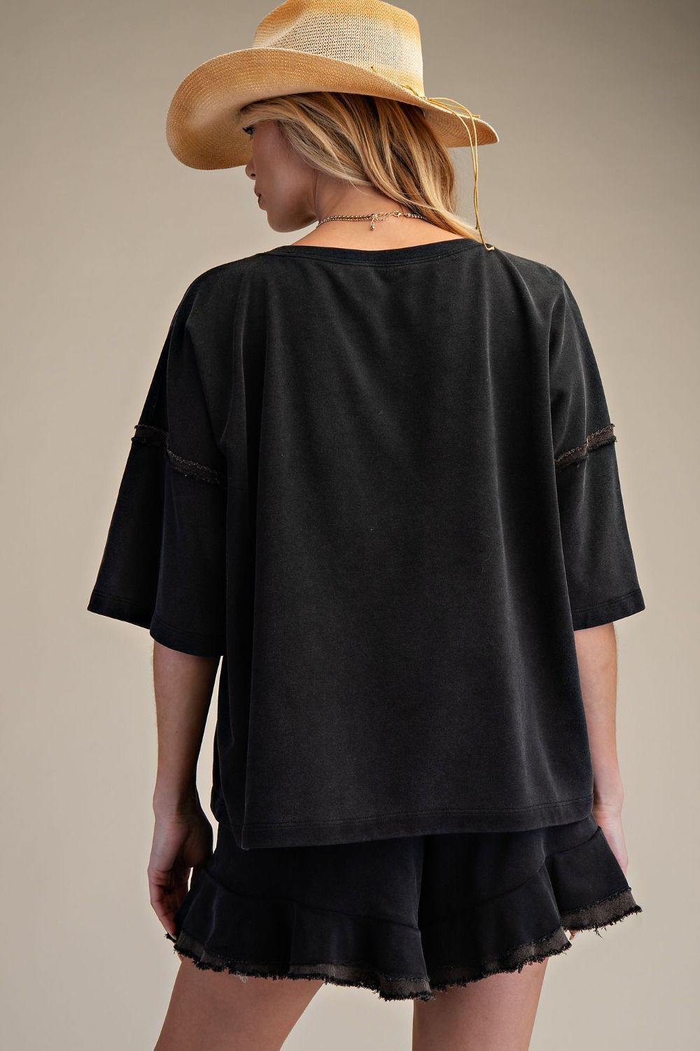 WASHED TERRY BOXY SET