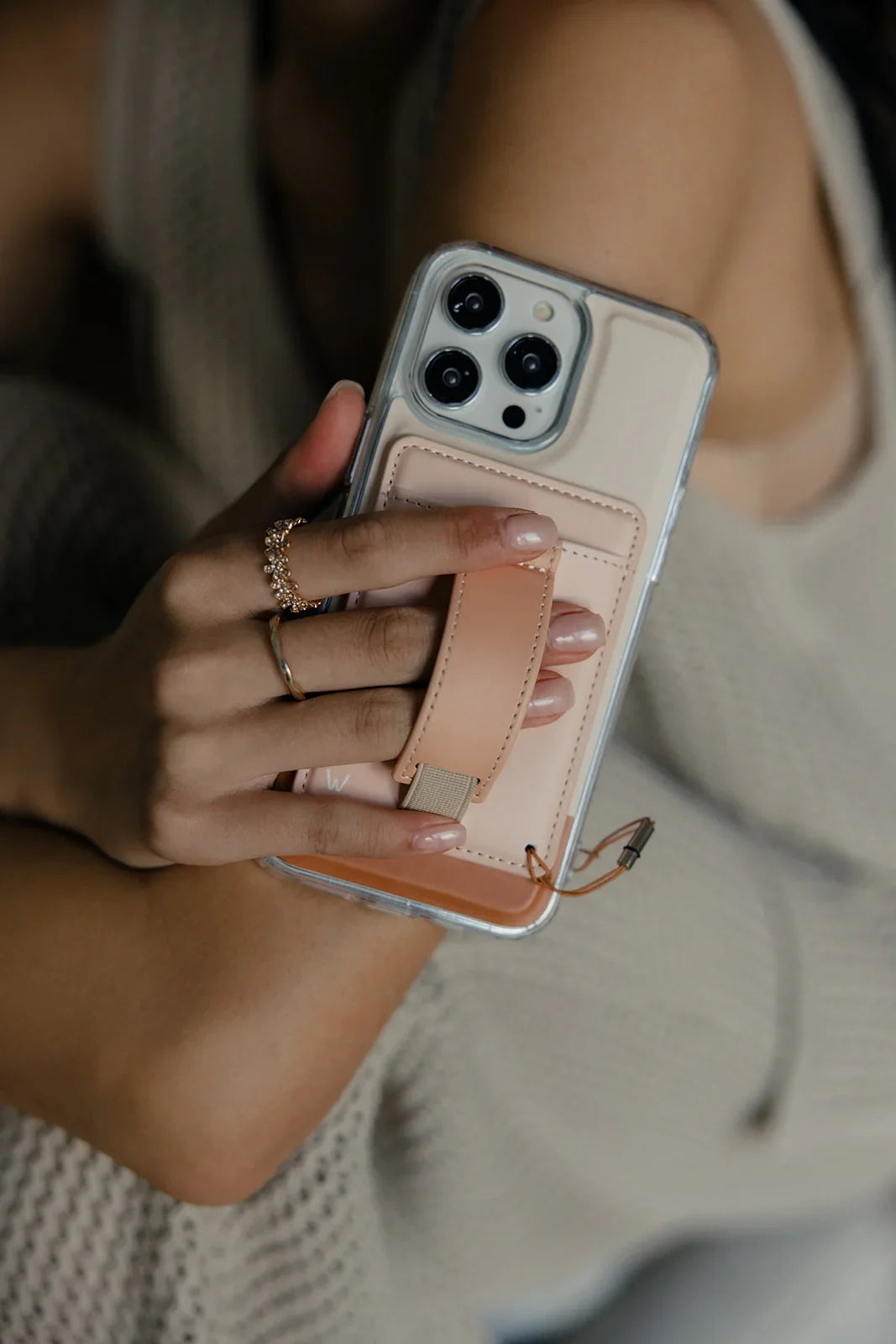 Creamsicle Color Block Magnetic Case and Wallet