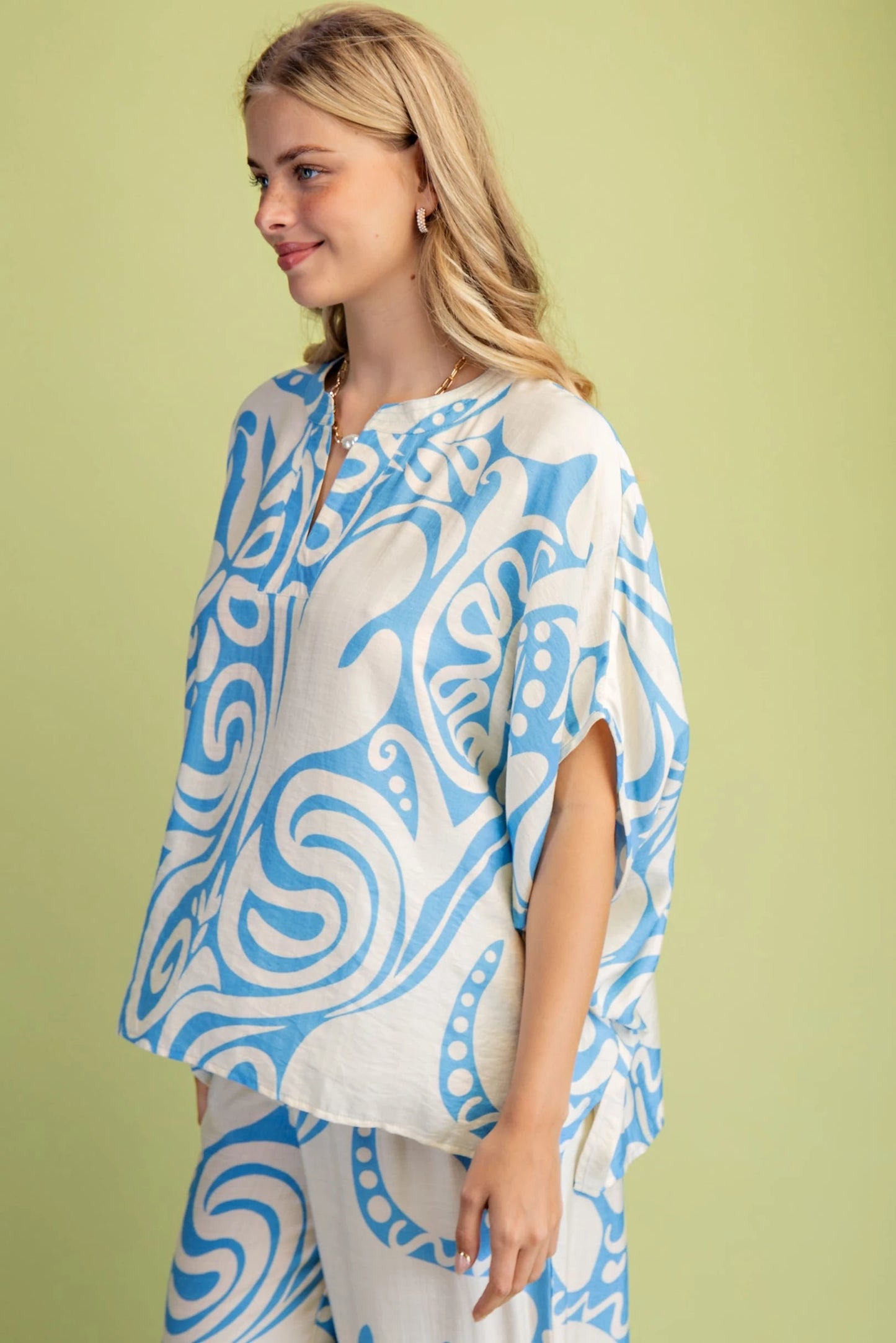 Ocean Swirl Linen Set