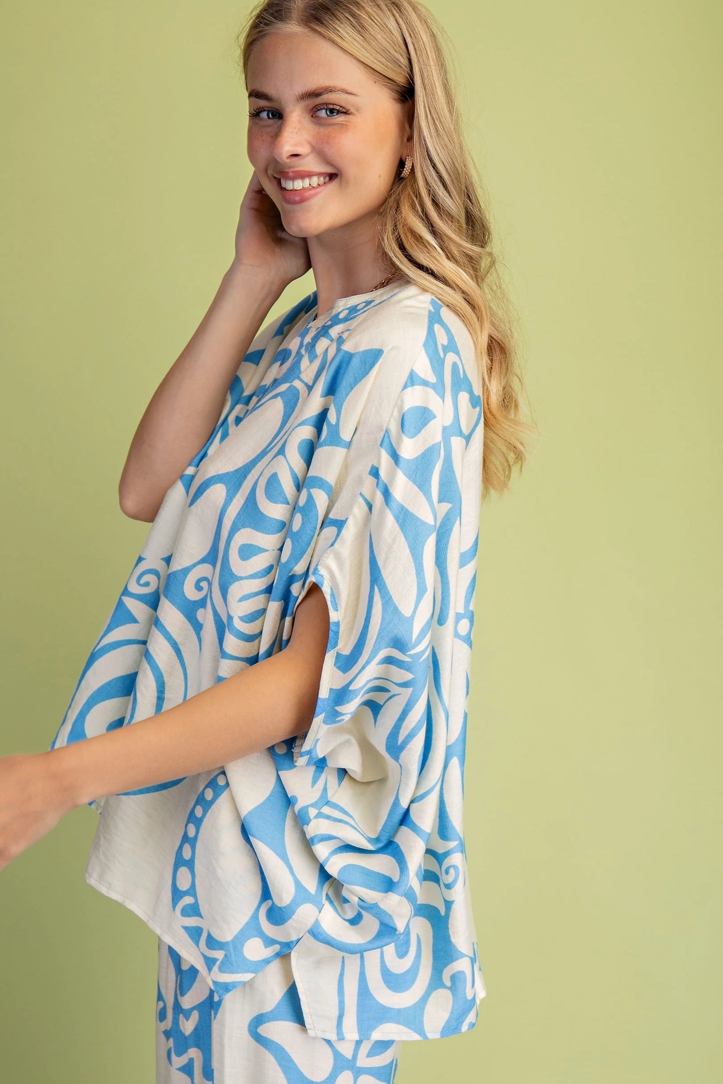 Ocean Swirl Linen Set