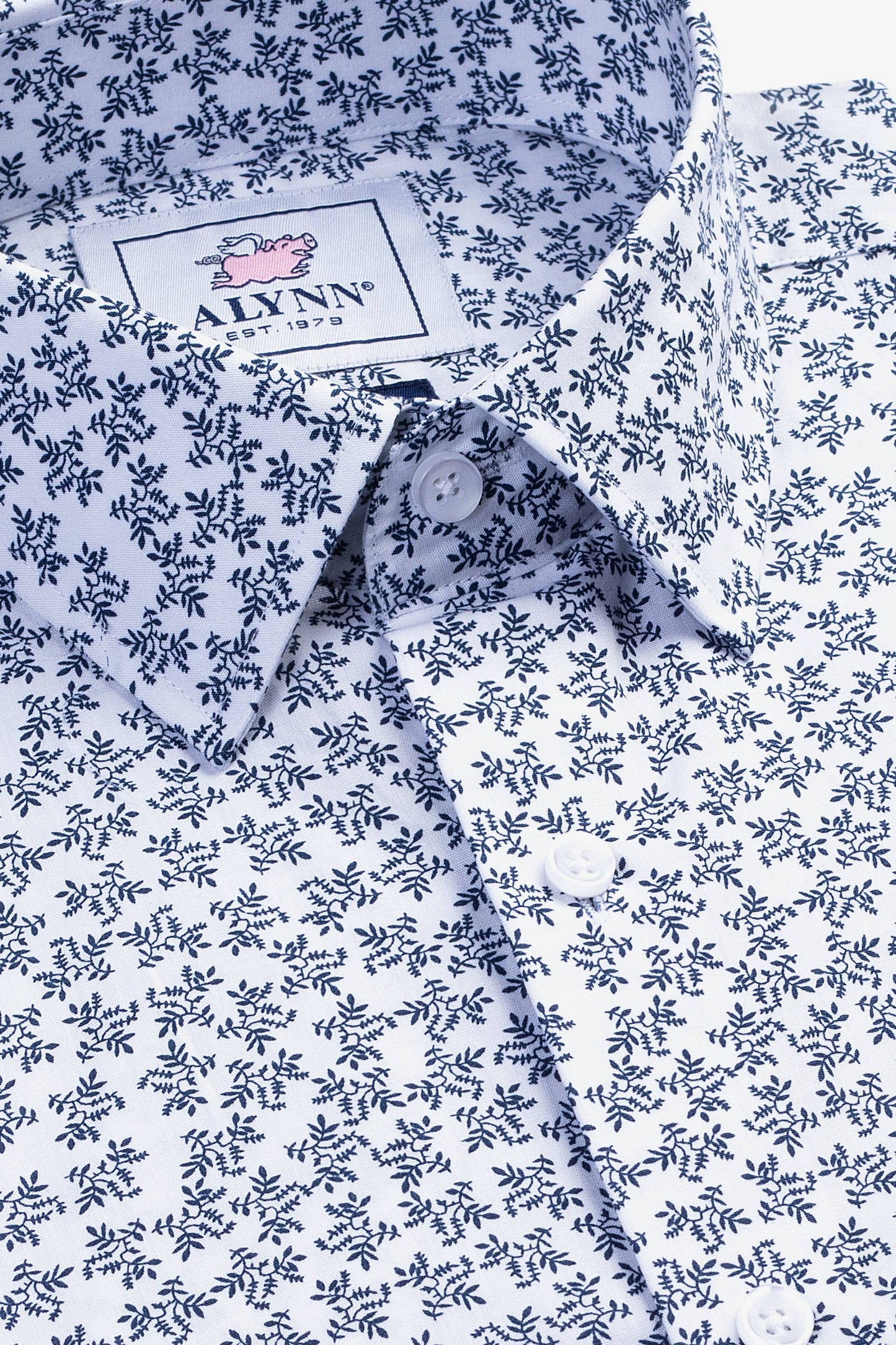 Brooks Floral Untuckable Classic Fit Dress Shirt by Alynn by