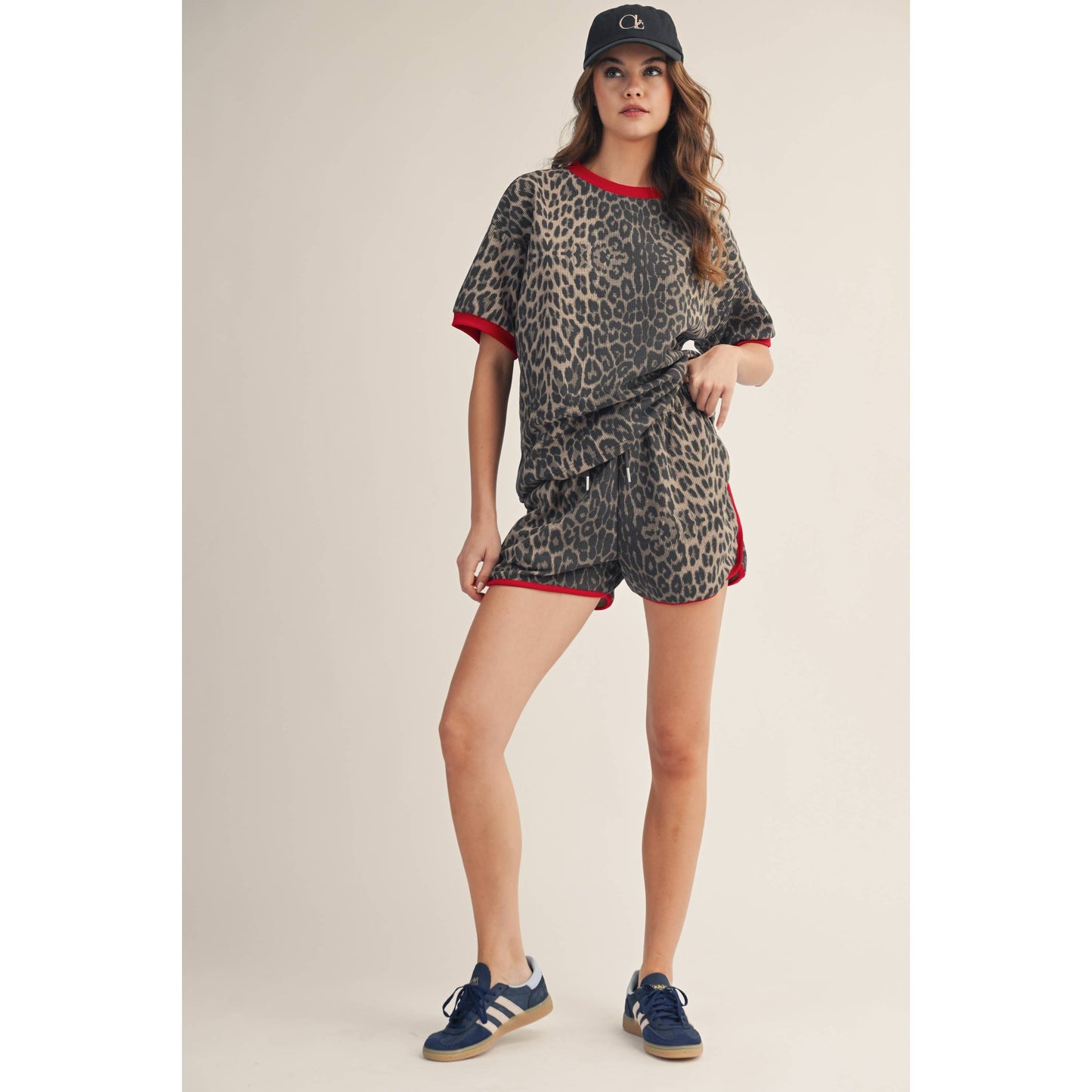Leopard Muse Relaxed Fit Shorts Set