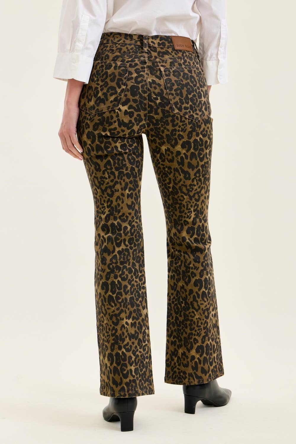HW Bootcut Leopard Print