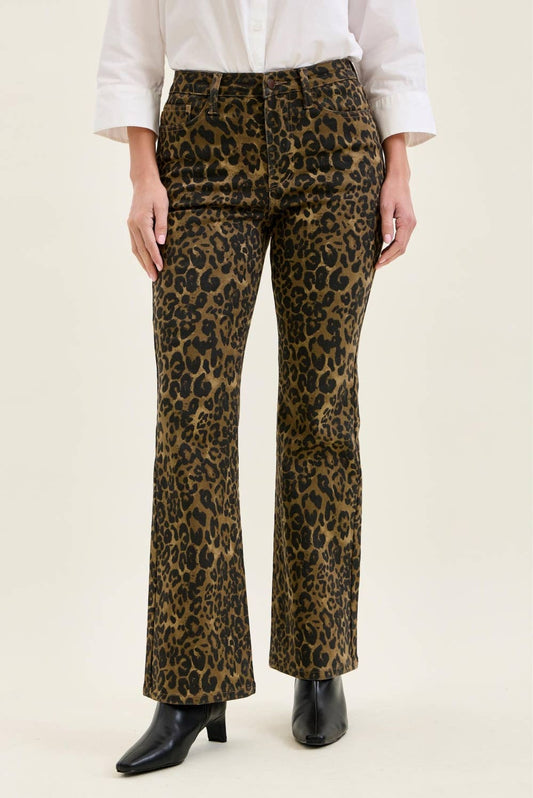 HW Bootcut Leopard Print