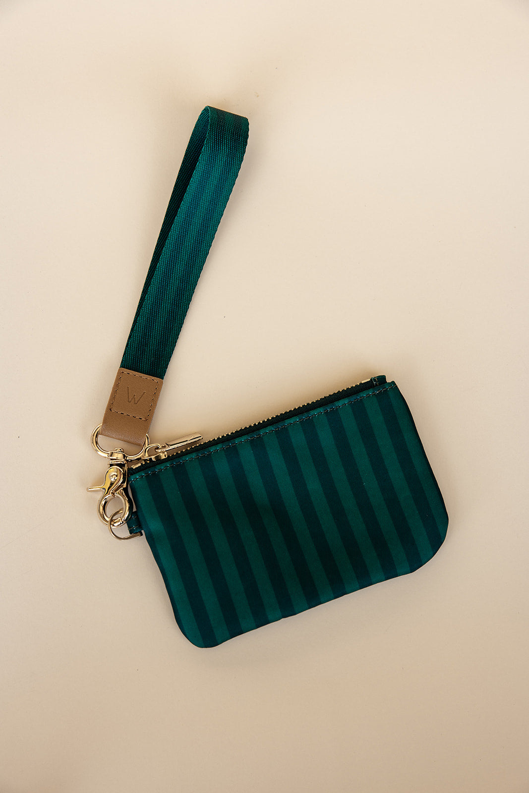 Evergreen Stripe Wrist Lanyard