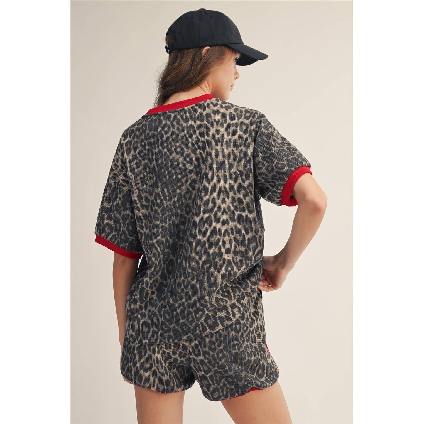 Leopard Muse Relaxed Fit Shorts Set