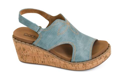 DARLIN Turquoise Wedge