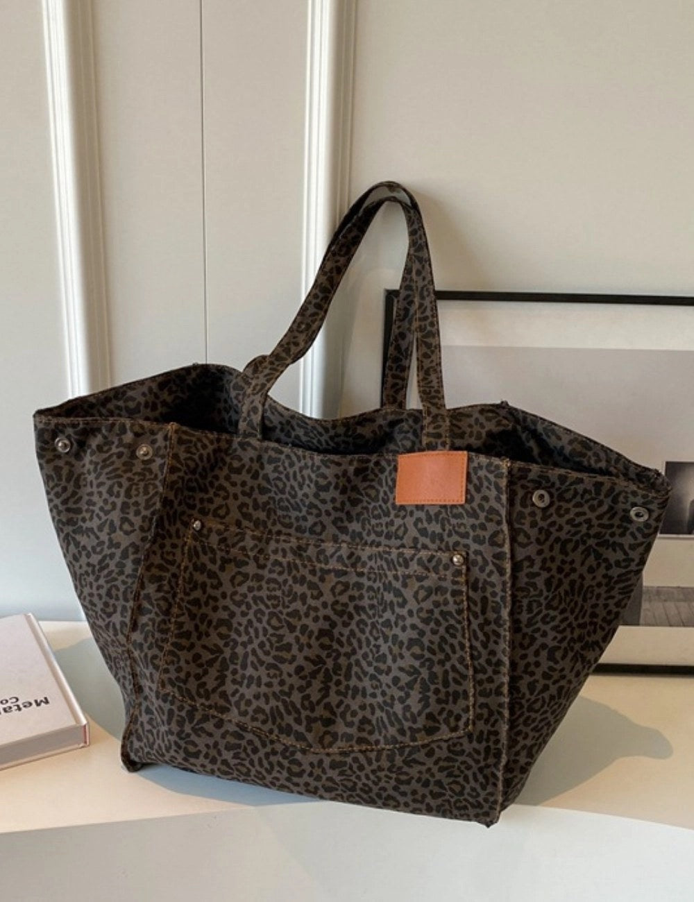 Leopard Print Shoulder Bag