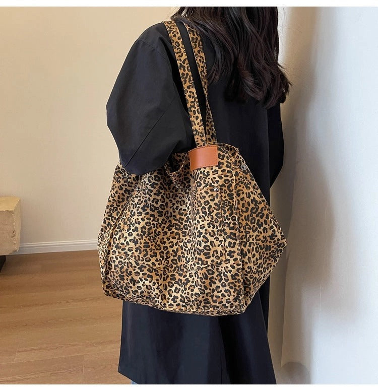 Leopard Print Shoulder Bag