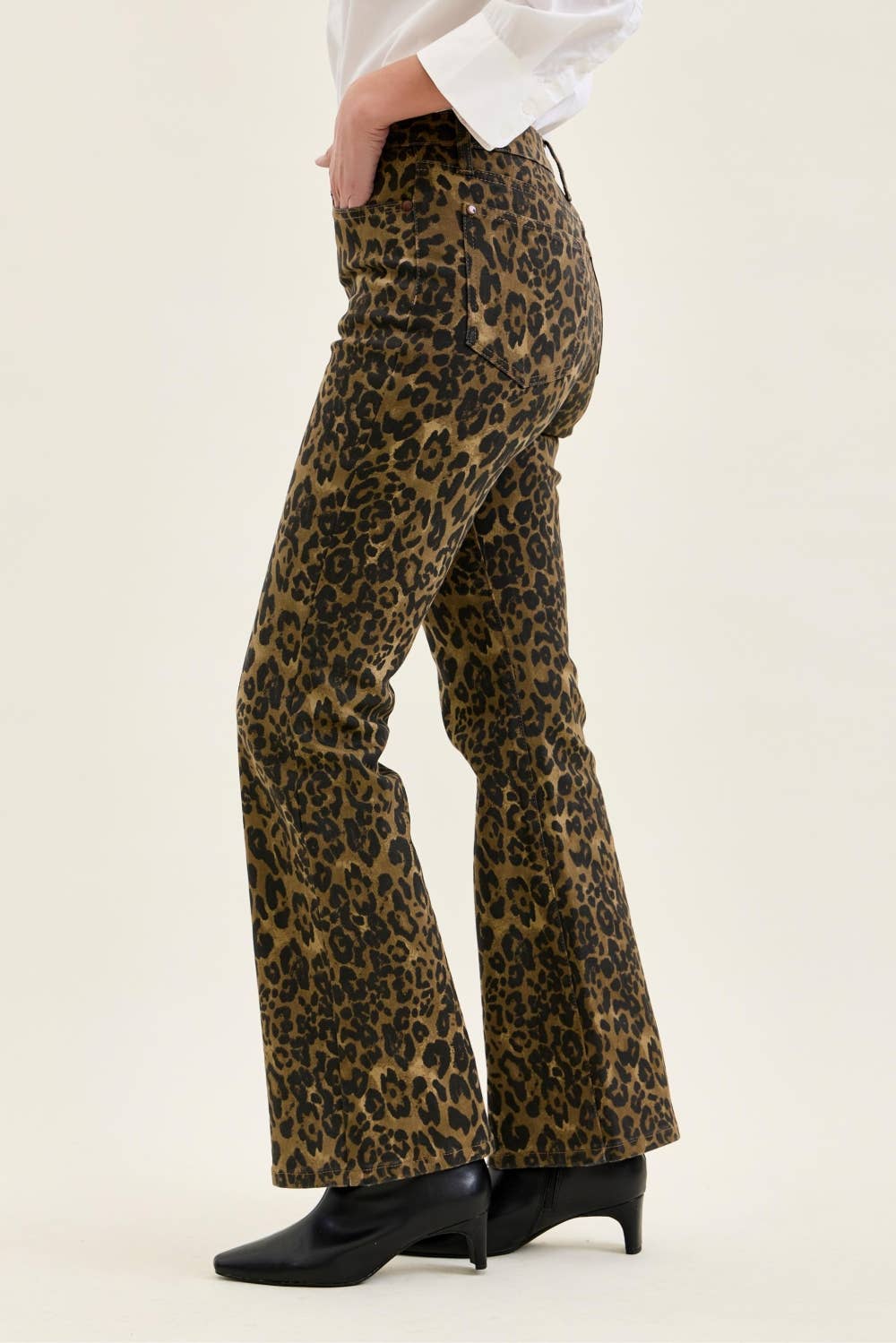 HW Bootcut Leopard Print