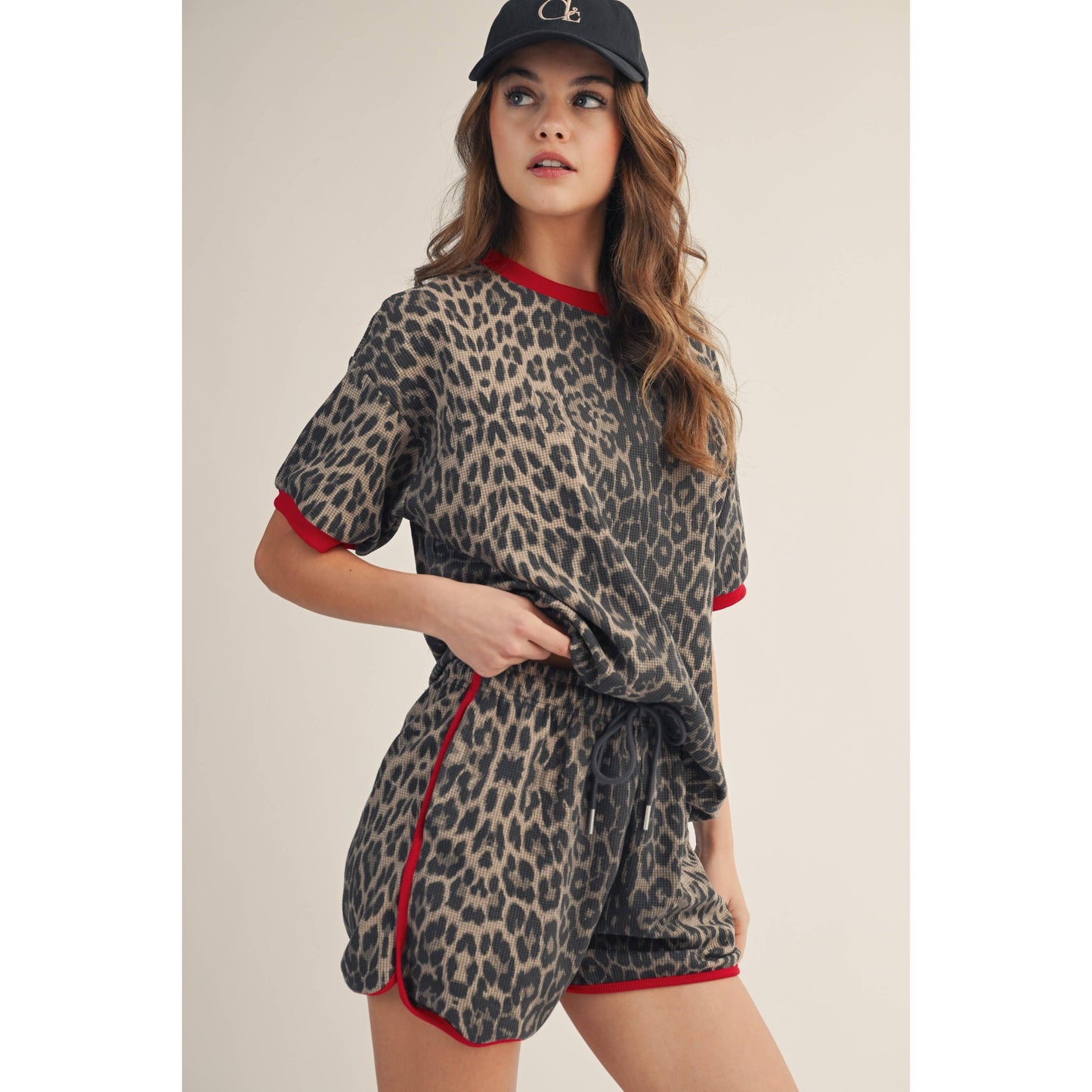 Leopard Muse Relaxed Fit Shorts Set