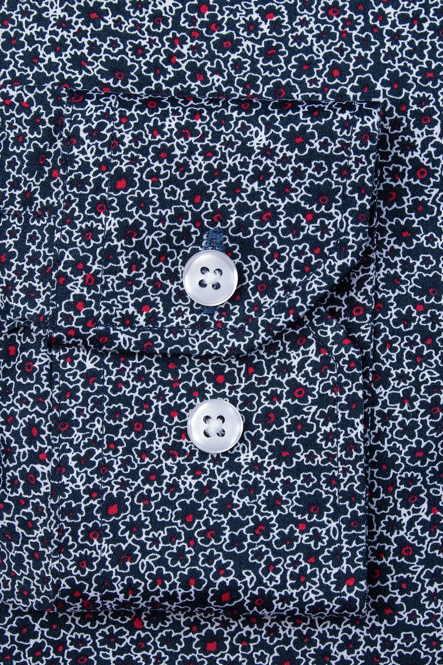 Reid Floral Untuckable Classic Fit Dress Shirt by Alynn