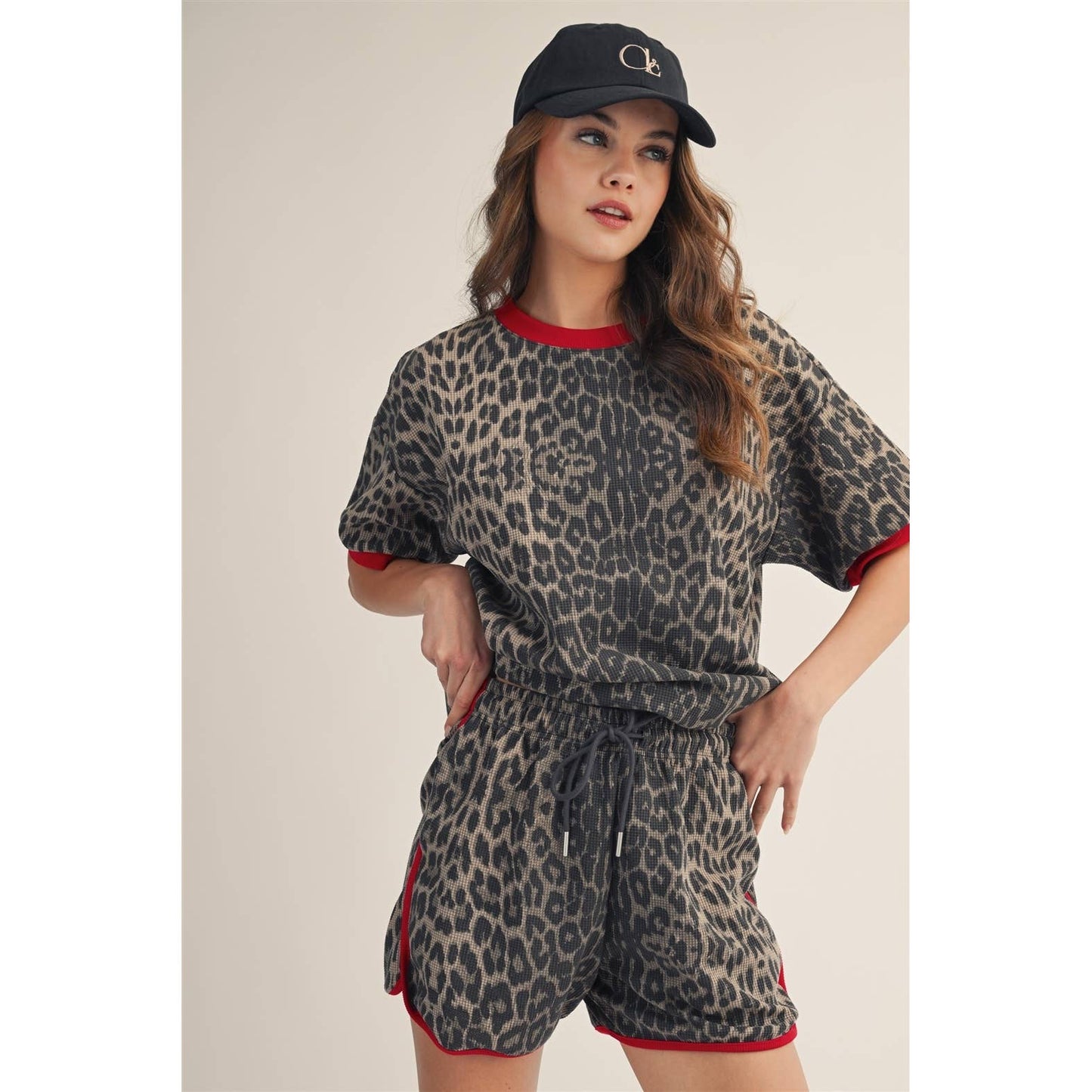 Leopard Muse Relaxed Fit Shorts Set
